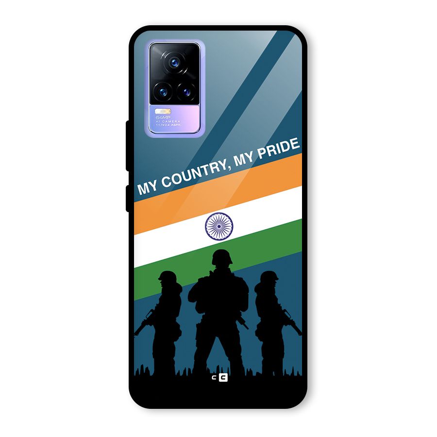My Country My Pride Glass Back Case for Vivo Y73