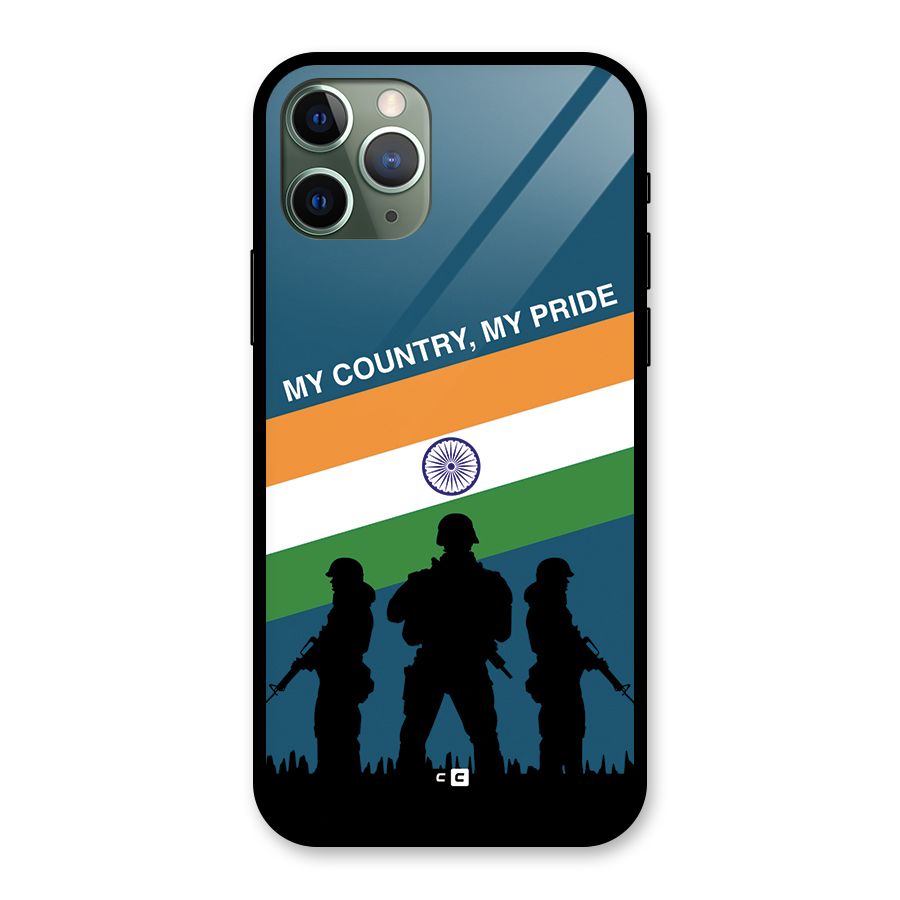 My Country My Pride Glass Back Case for iPhone 11 Pro
