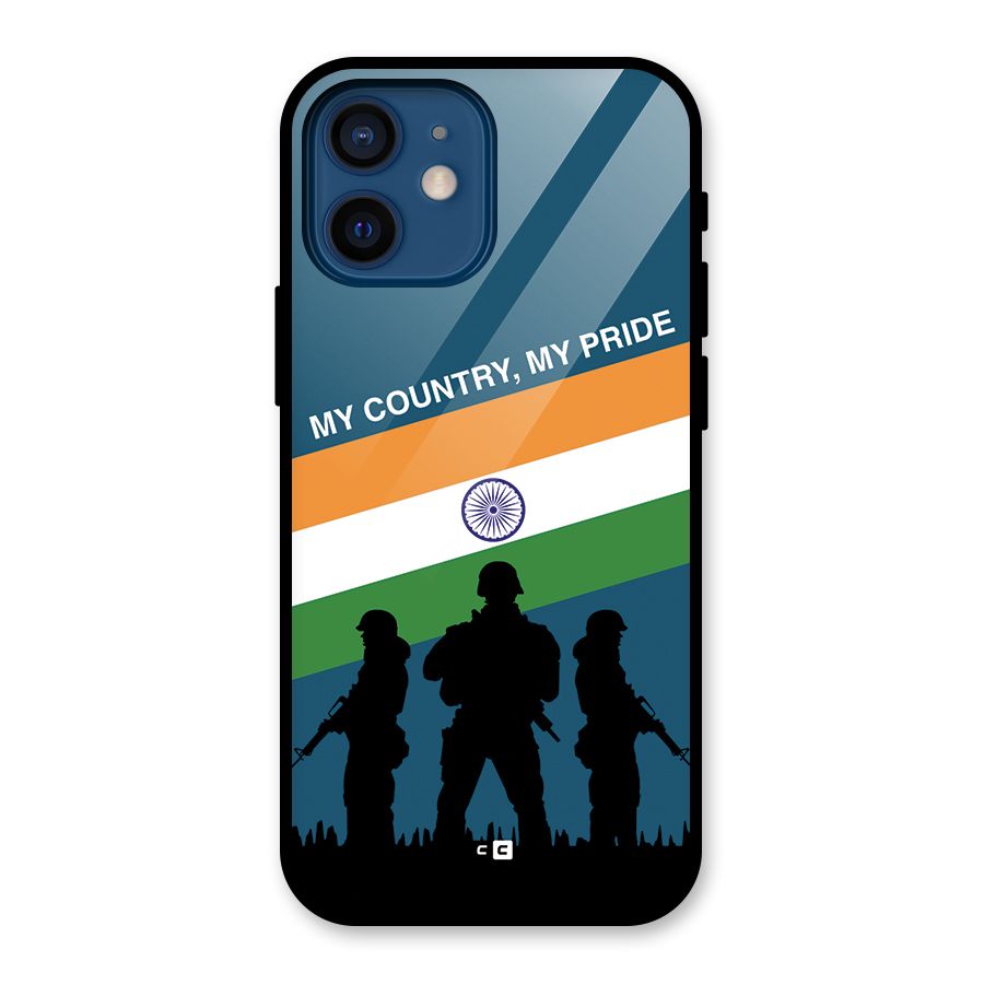My Country My Pride Glass Back Case for iPhone 12 Mini
