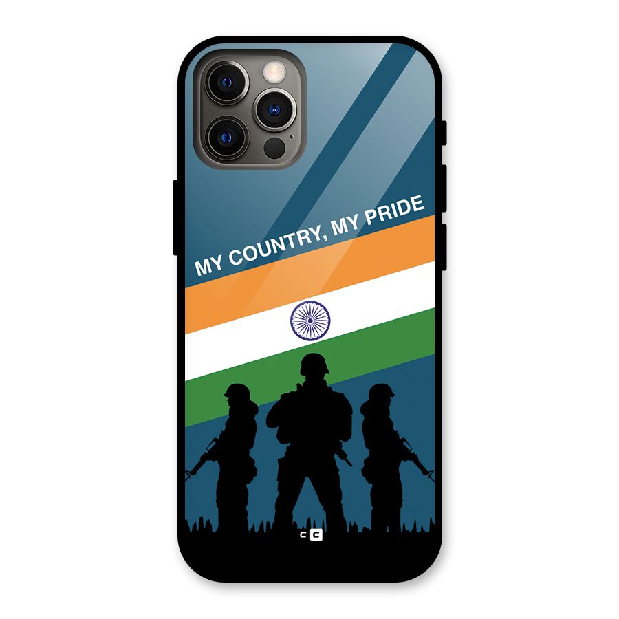 My Country My Pride Glass Back Case for iPhone 12 Pro