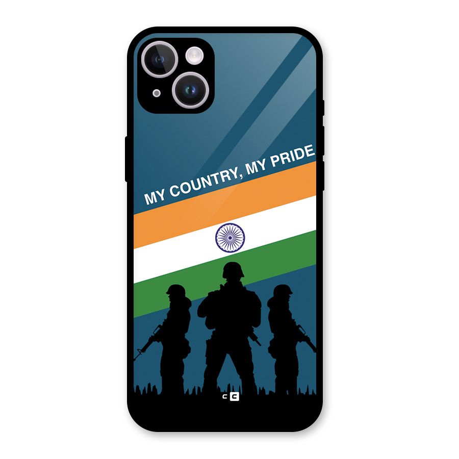 My Country My Pride Glass Back Case for iPhone 14 Plus