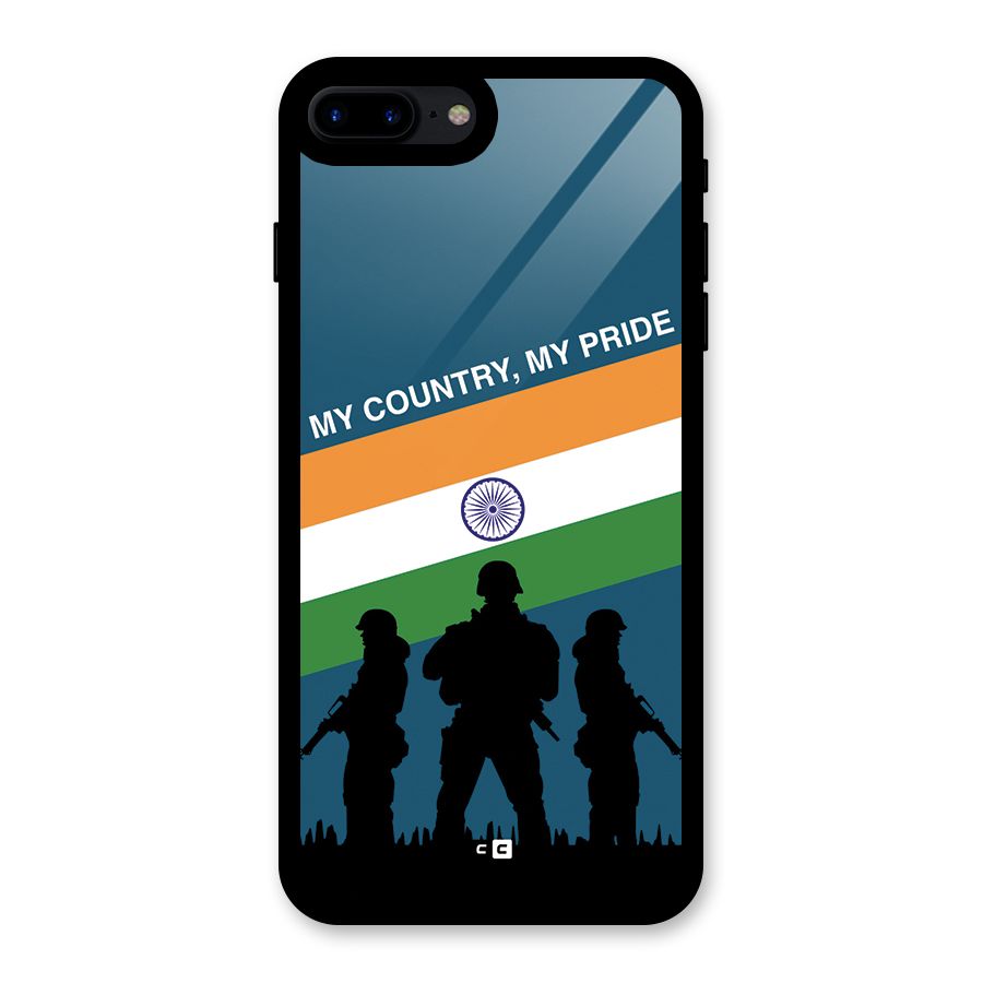 My Country My Pride Glass Back Case for iPhone 7 Plus