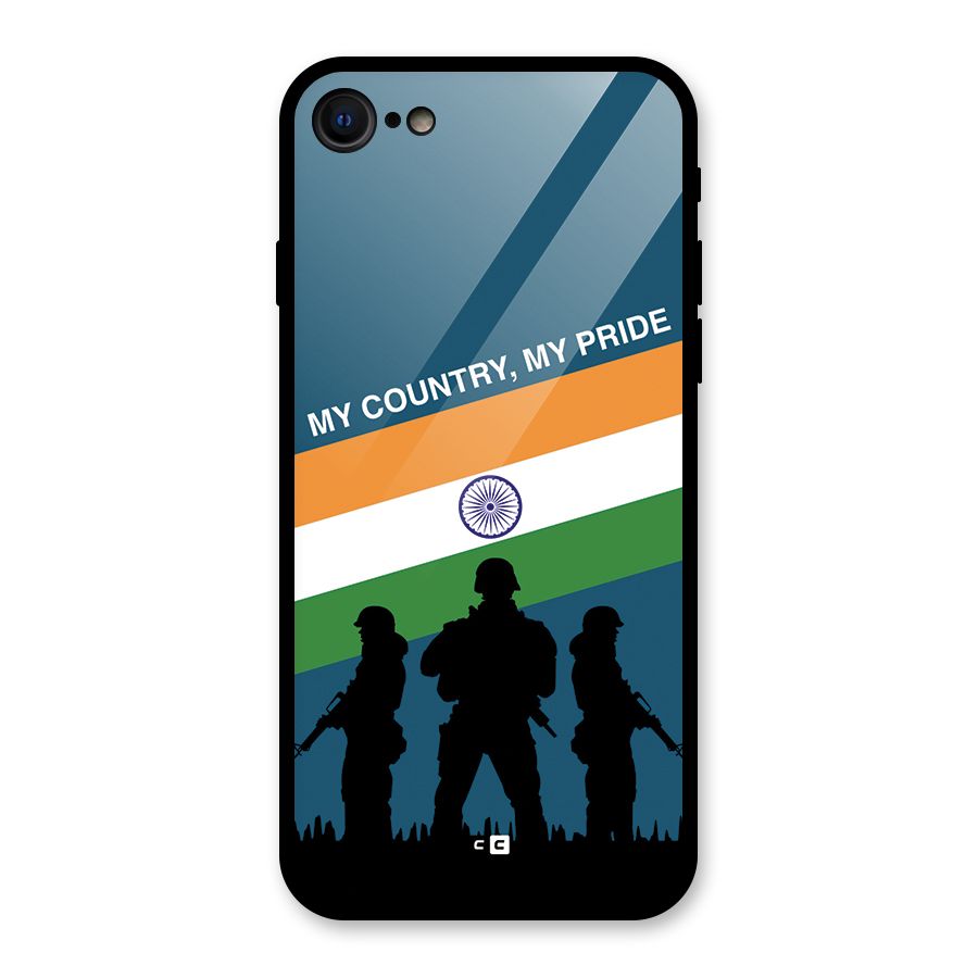 My Country My Pride Glass Back Case for iPhone SE 2022