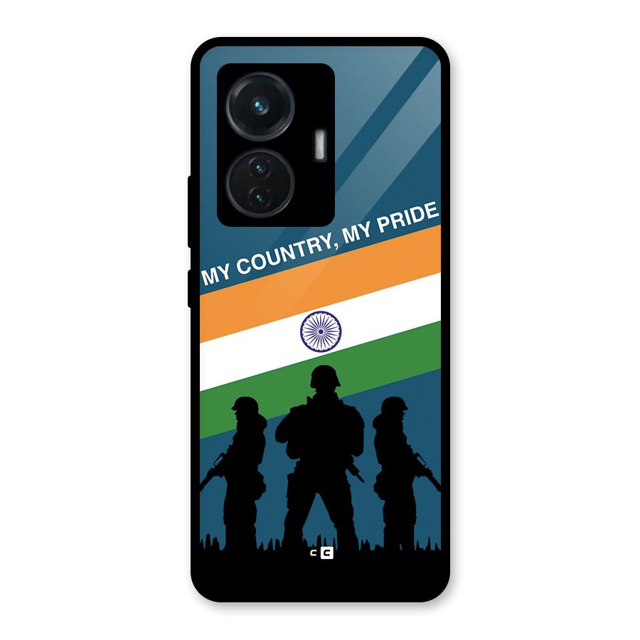 My Country My Pride Glass Back Case for iQOO Z6 44W