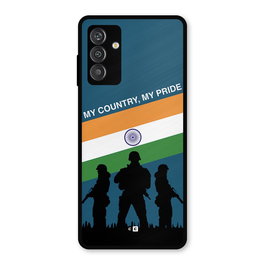 My Country My Pride Metal Back Case for Galaxy F13