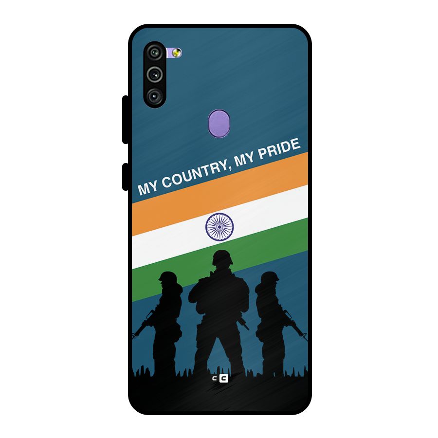 My Country My Pride Metal Back Case for Galaxy M11