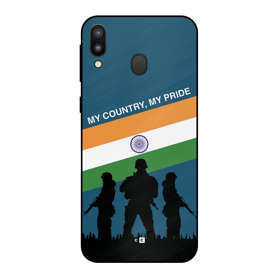 My Country My Pride Metal Back Case for Galaxy M20