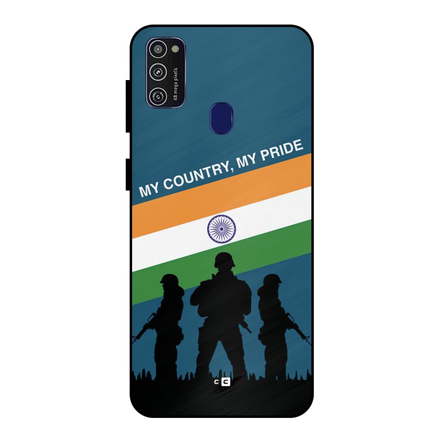 My Country My Pride Metal Back Case for Galaxy M30s