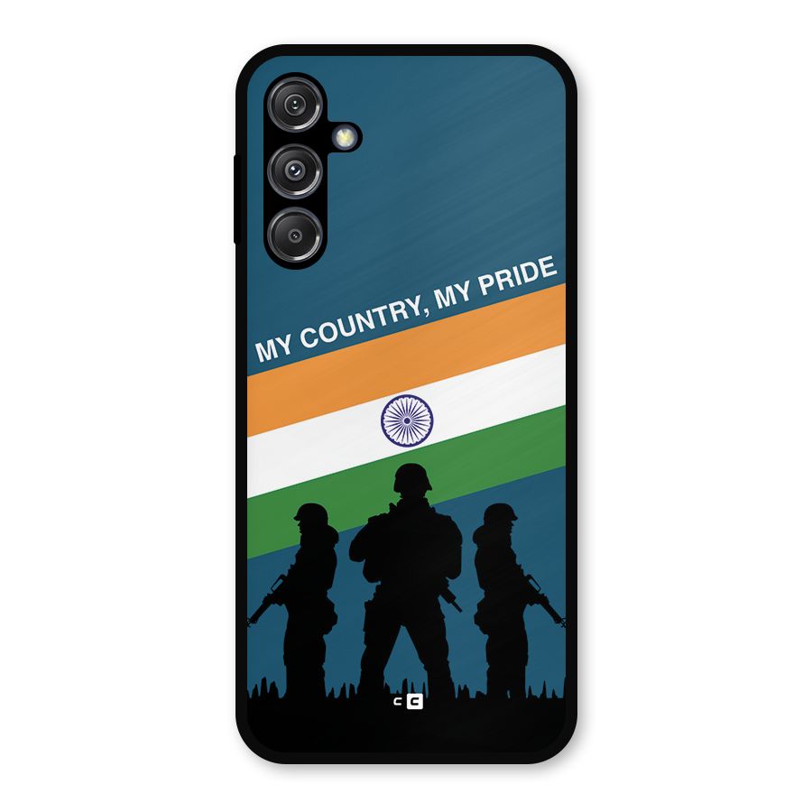 My Country My Pride Metal Back Case for Galaxy M34 5G