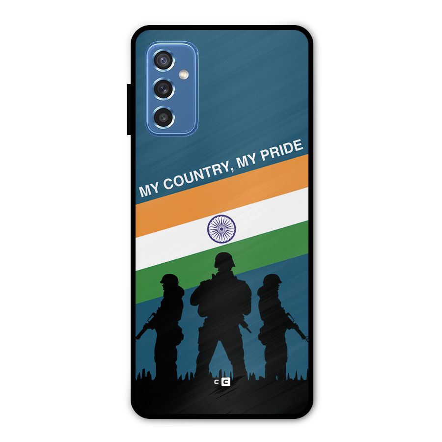 My Country My Pride Metal Back Case for Galaxy M52 5G