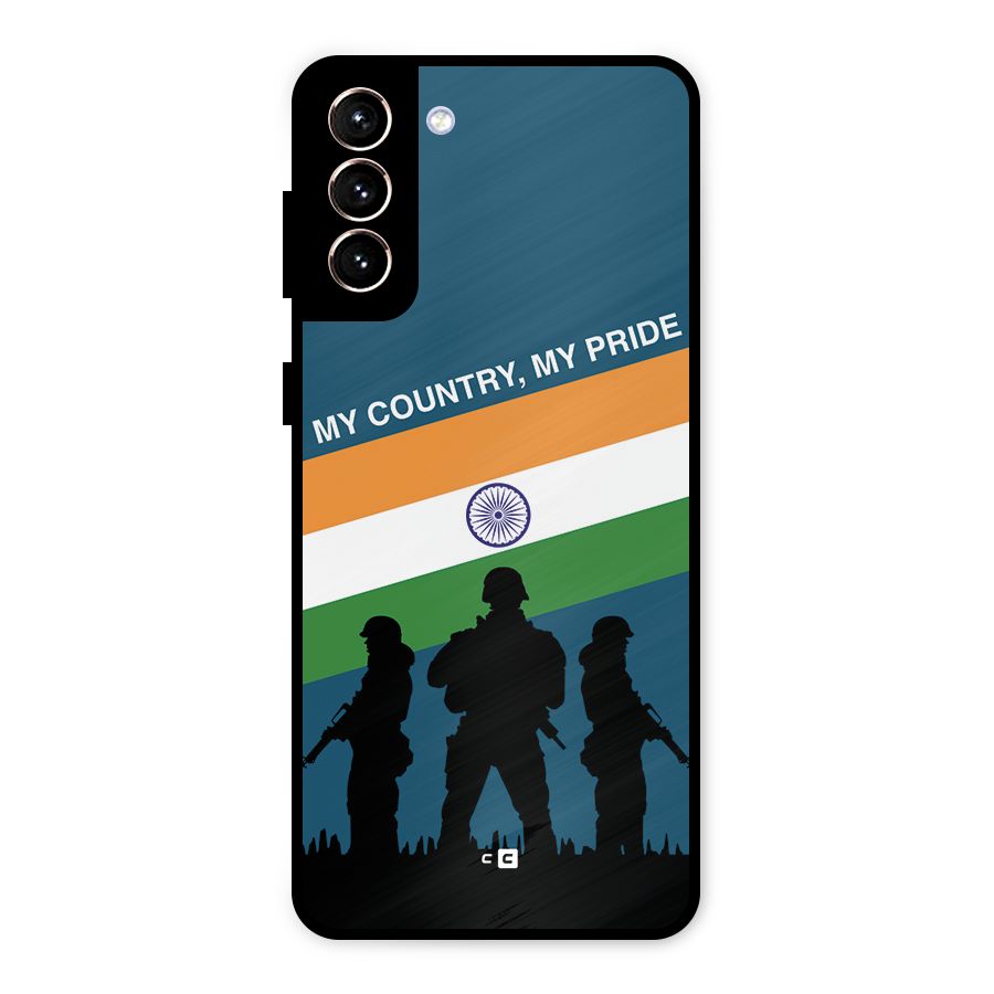 My Country My Pride Metal Back Case for Galaxy S21 Plus