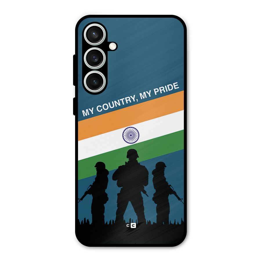 My Country My Pride Metal Back Case for Galaxy S23 FE
