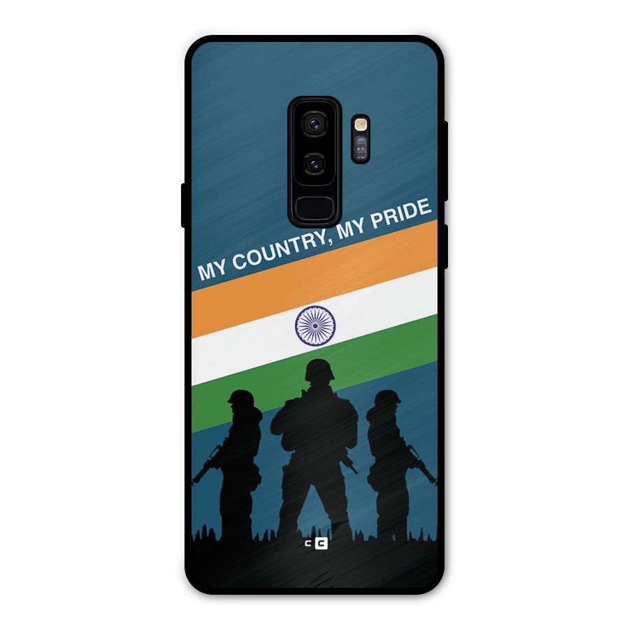 My Country My Pride Metal Back Case for Galaxy S9 Plus