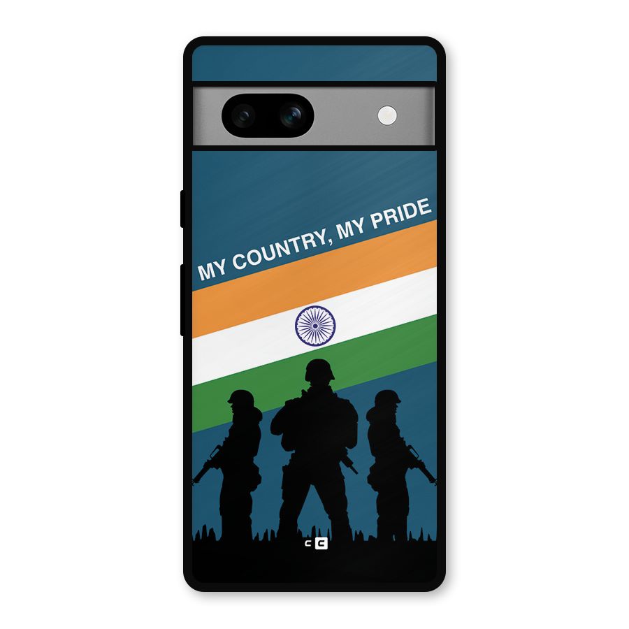 My Country My Pride Metal Back Case for Google Pixel 7a