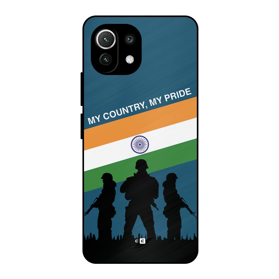 My Country My Pride Metal Back Case for Mi 11 Lite