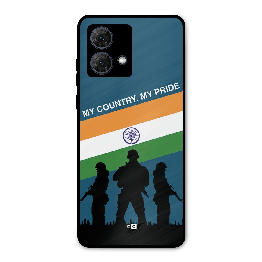 My Country My Pride Metal Back Case for Moto G84