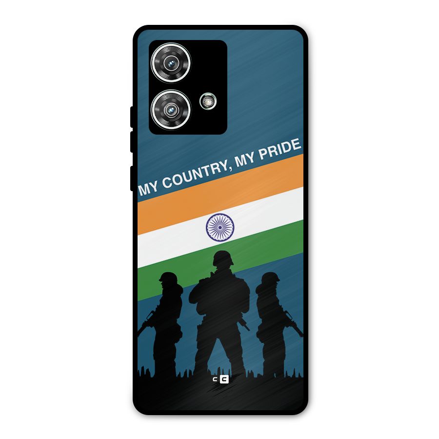 My Country My Pride Metal Back Case for Motorola Edge 40 Neo