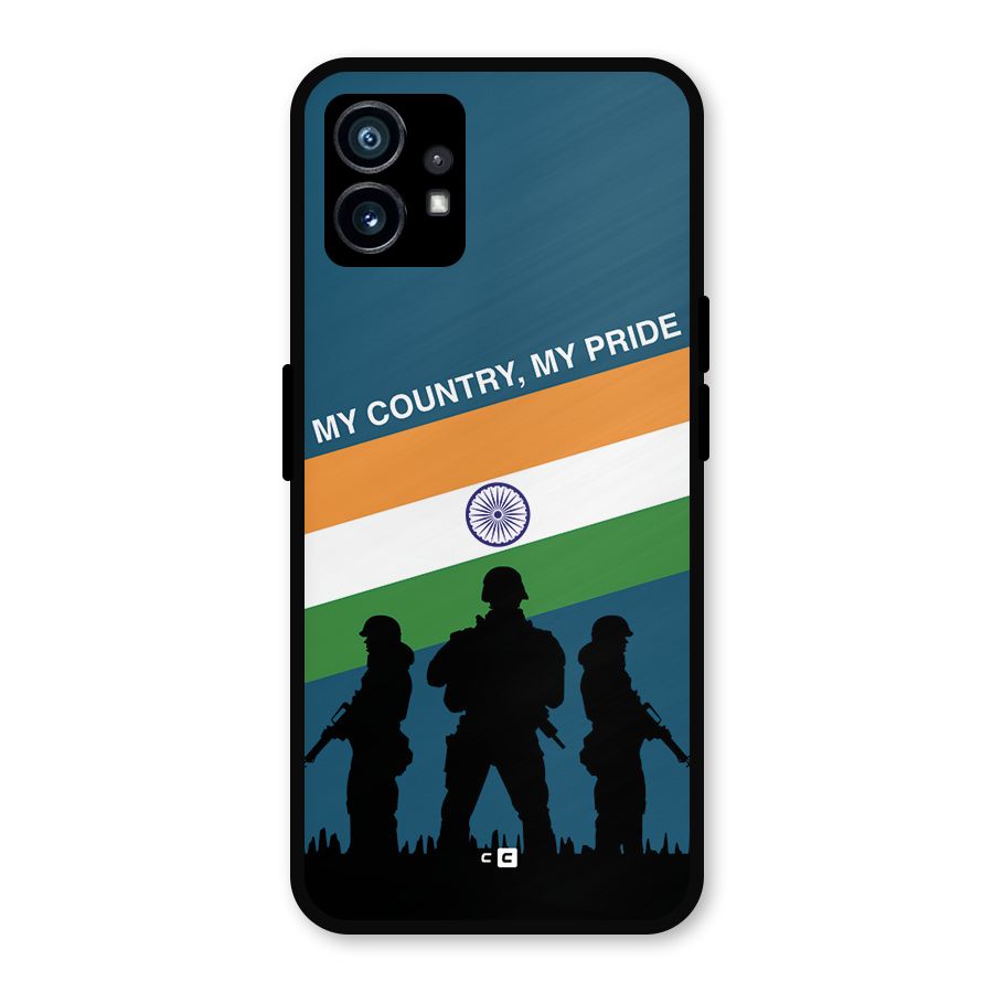 My Country My Pride Metal Back Case for Nothing Phone 1