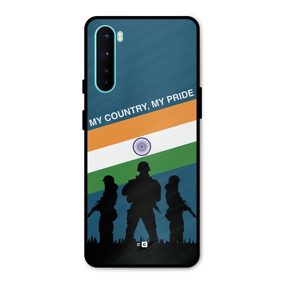My Country My Pride Metal Back Case for OnePlus Nord