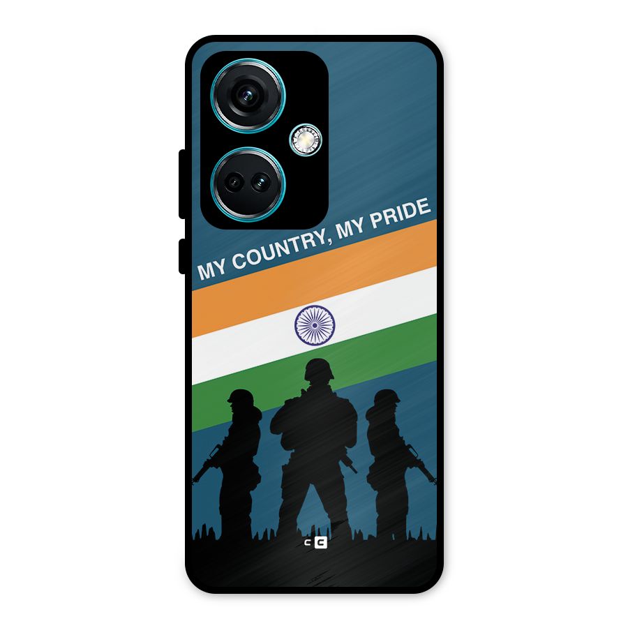 My Country My Pride Metal Back Case for OnePlus Nord CE 3 5G