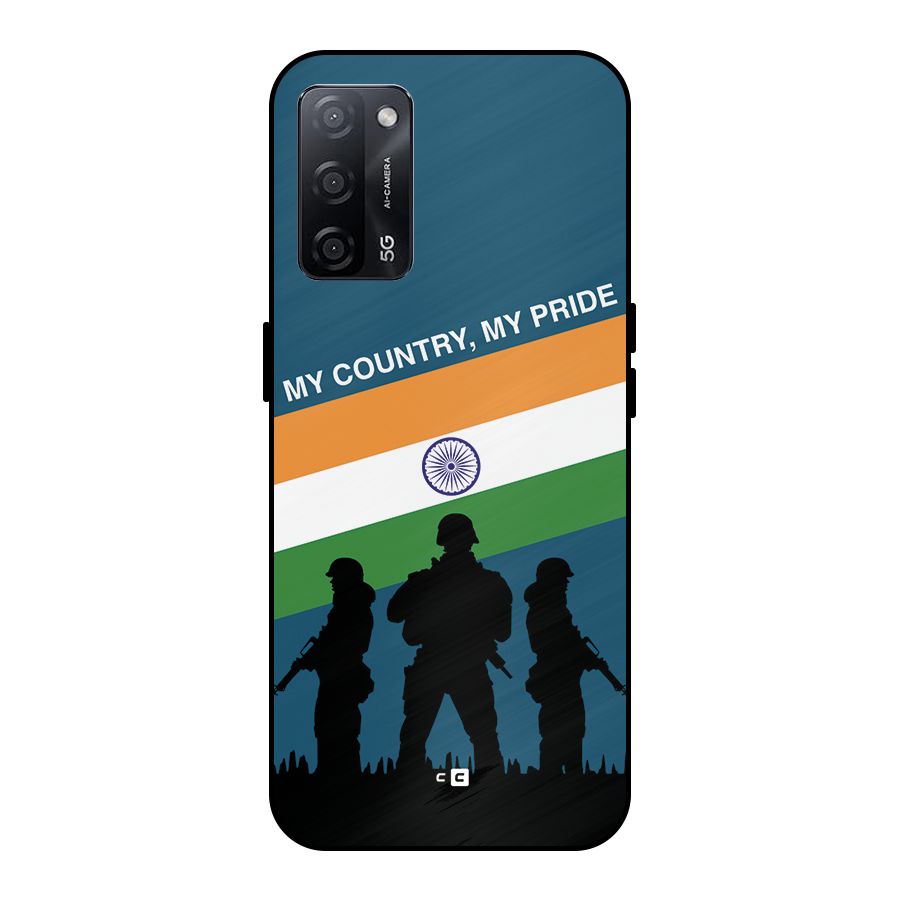 My Country My Pride Metal Back Case for Oppo A53s 5G