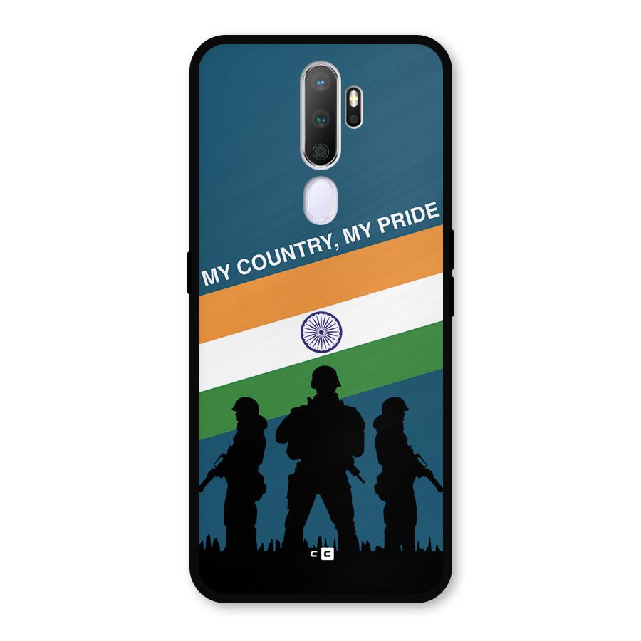 My Country My Pride Metal Back Case for Oppo A9 (2020)
