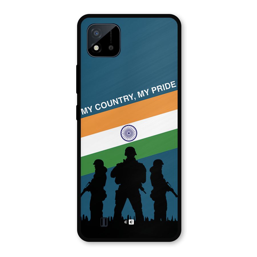 My Country My Pride Metal Back Case for Realme C11 2021
