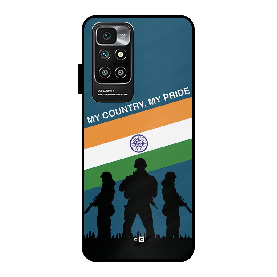 My Country My Pride Metal Back Case for Redmi 10 Prime