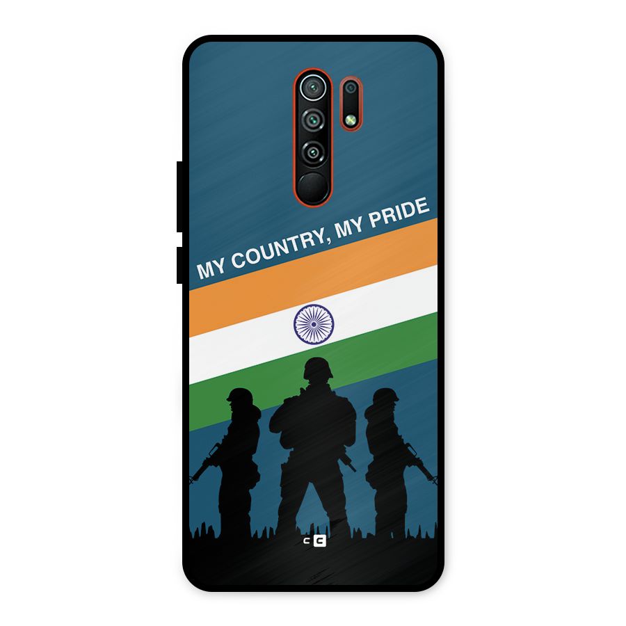 My Country My Pride Metal Back Case for Redmi 9 Prime