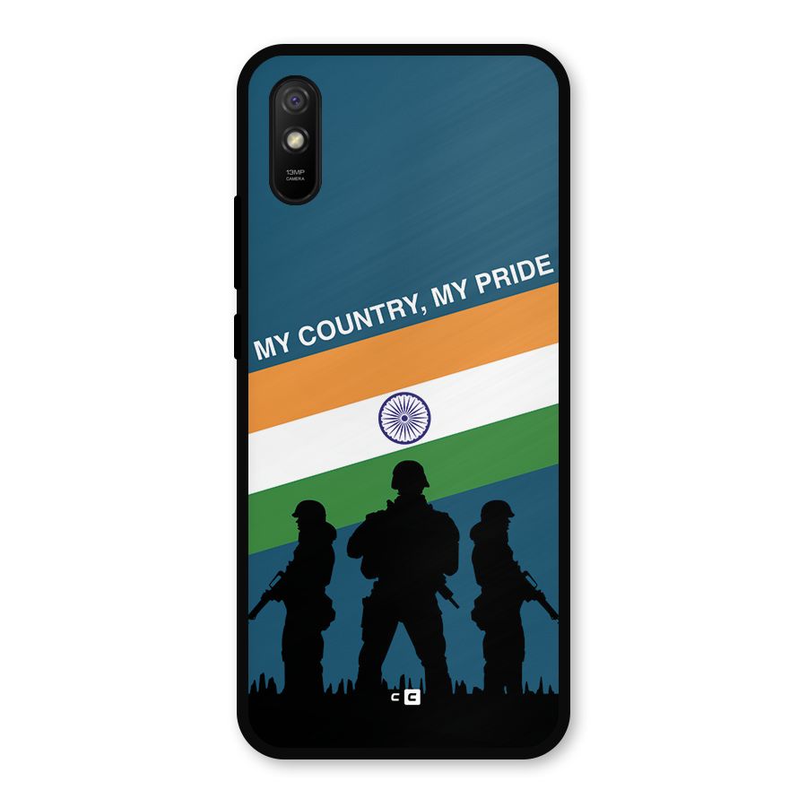 My Country My Pride Metal Back Case for Redmi 9a