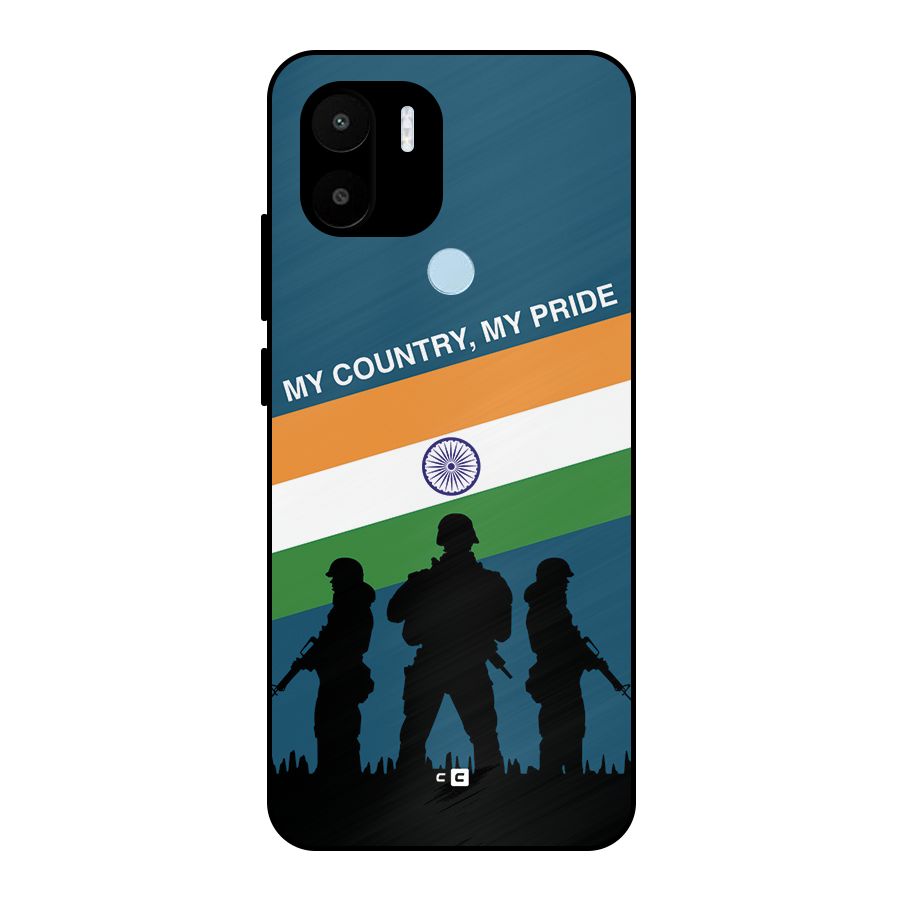 My Country My Pride Metal Back Case for Redmi A2 Plus