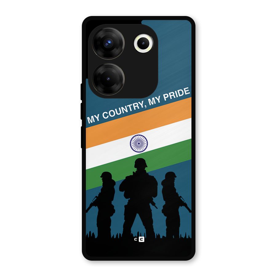 My Country My Pride Metal Back Case for Tecno Camon 20 Pro