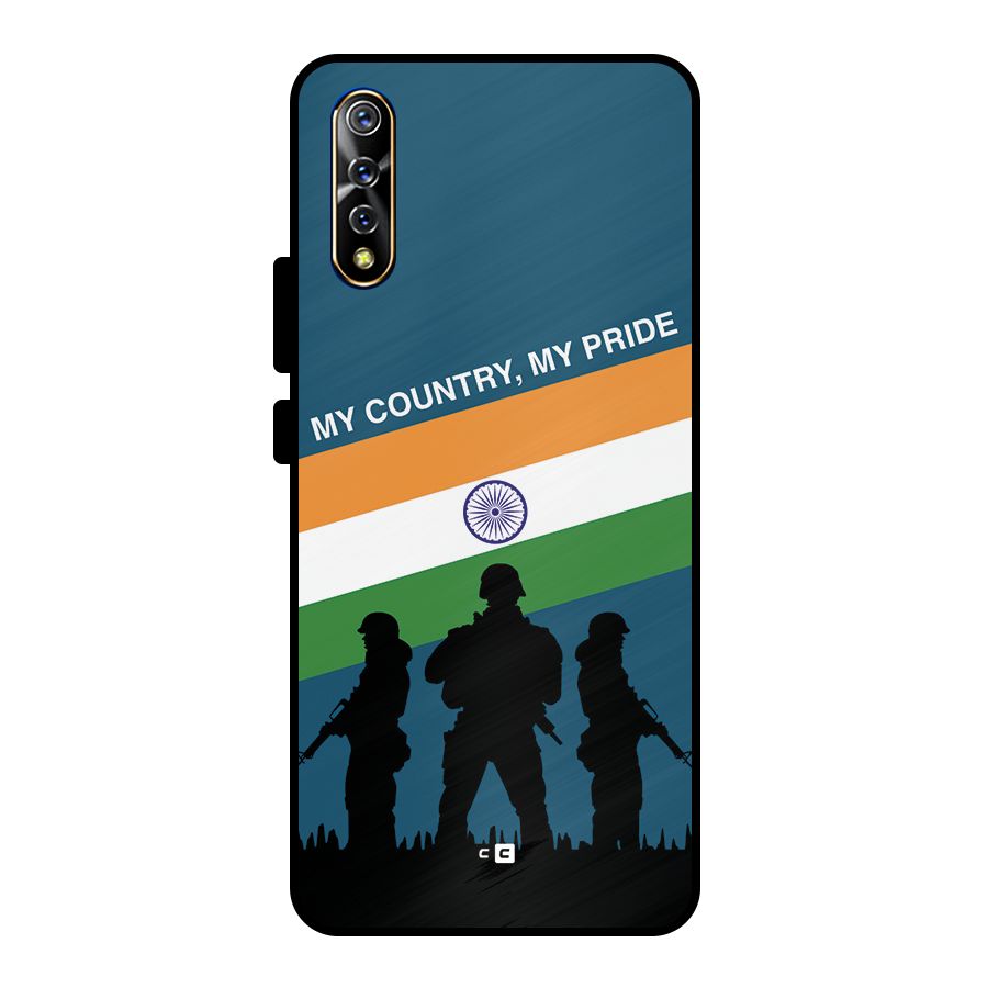 My Country My Pride Metal Back Case for Vivo S1