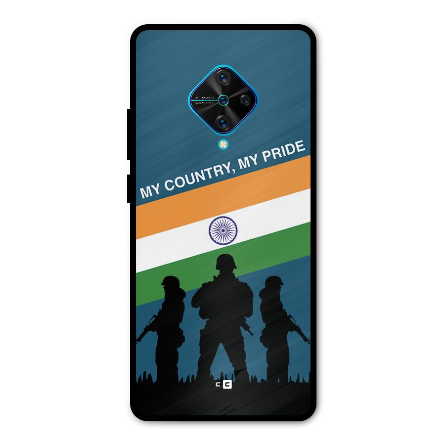 My Country My Pride Metal Back Case for Vivo S1 Pro