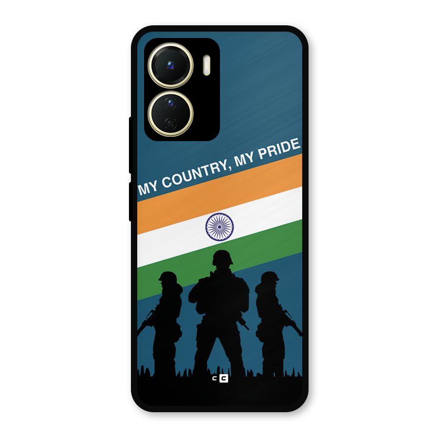 My Country My Pride Metal Back Case for Vivo T2x