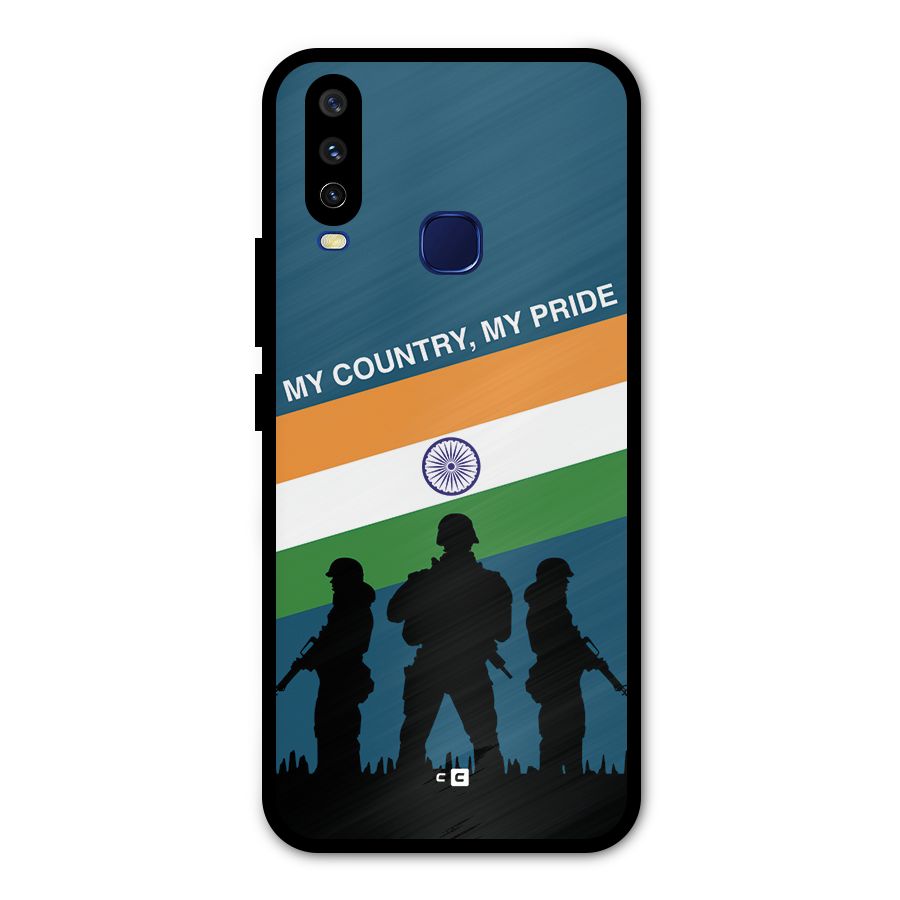 My Country My Pride Metal Back Case for Vivo U10