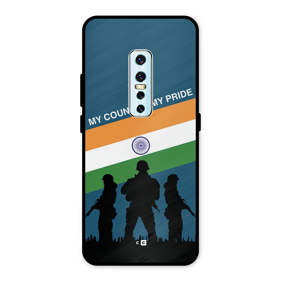 My Country My Pride Metal Back Case for Vivo V17 Pro