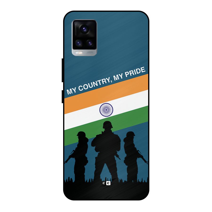My Country My Pride Metal Back Case for Vivo V20 2021