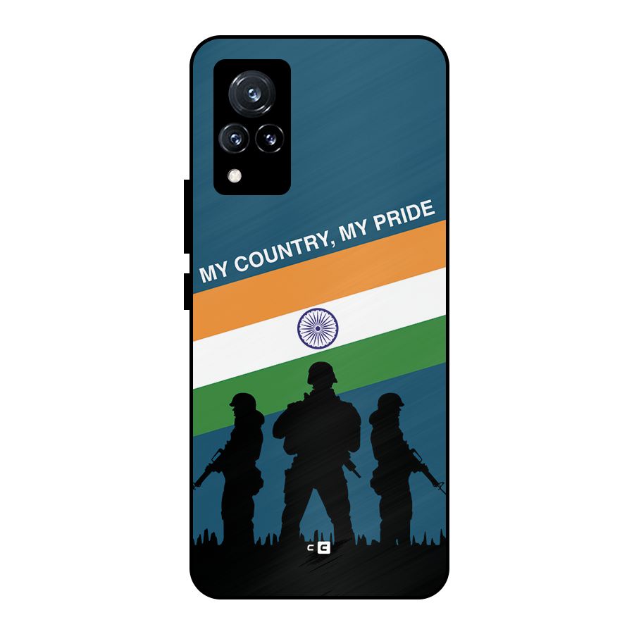 My Country My Pride Metal Back Case for Vivo V21 5G