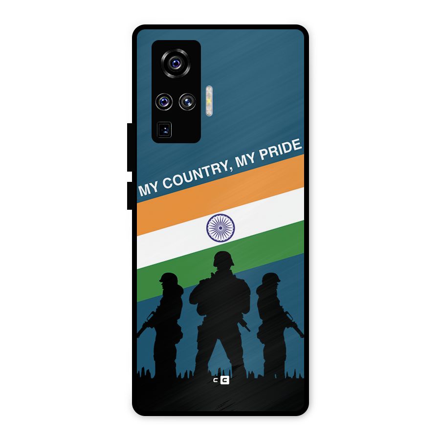 My Country My Pride Metal Back Case for Vivo X50 Pro