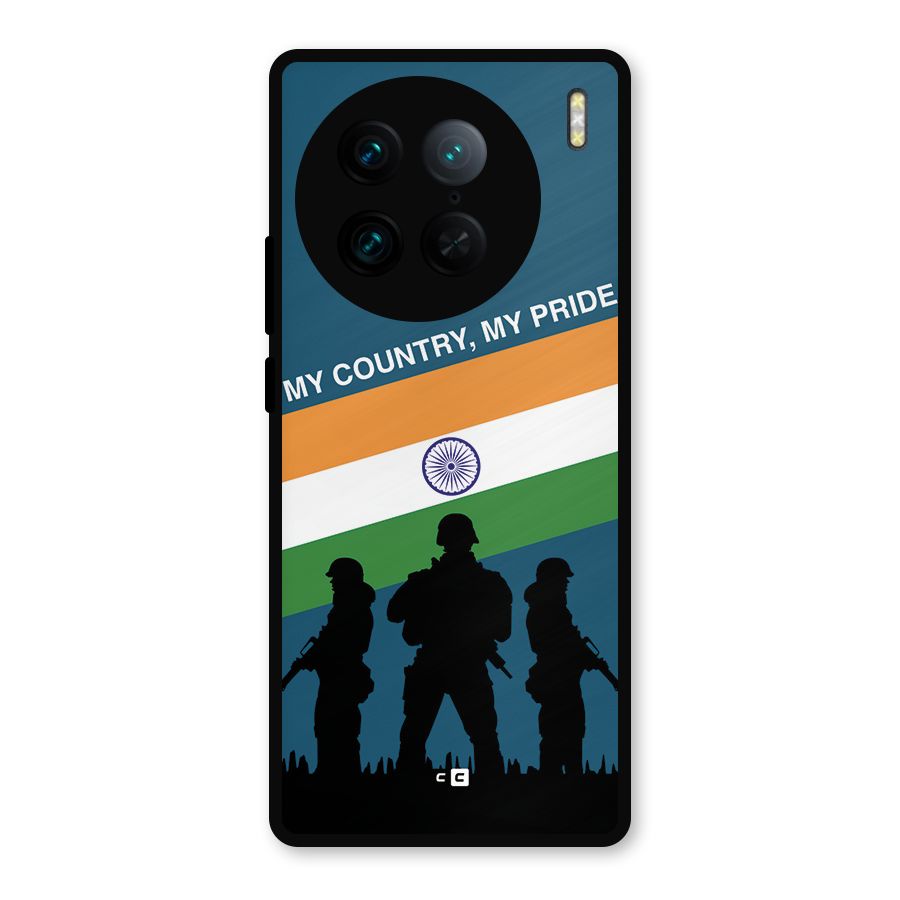 My Country My Pride Metal Back Case for Vivo X90 Pro