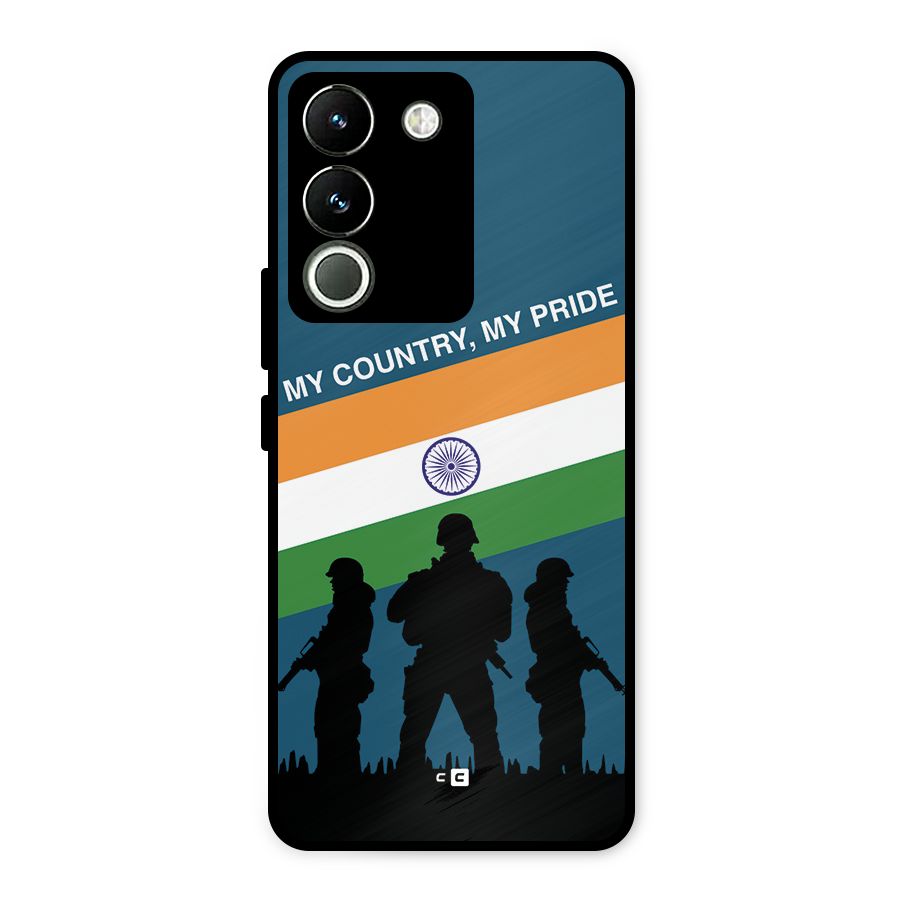 My Country My Pride Metal Back Case for Vivo Y200