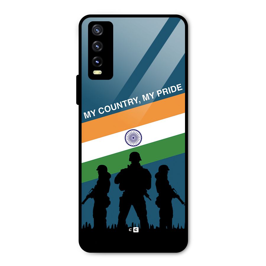 My Country My Pride Metal Back Case for Vivo Y20g
