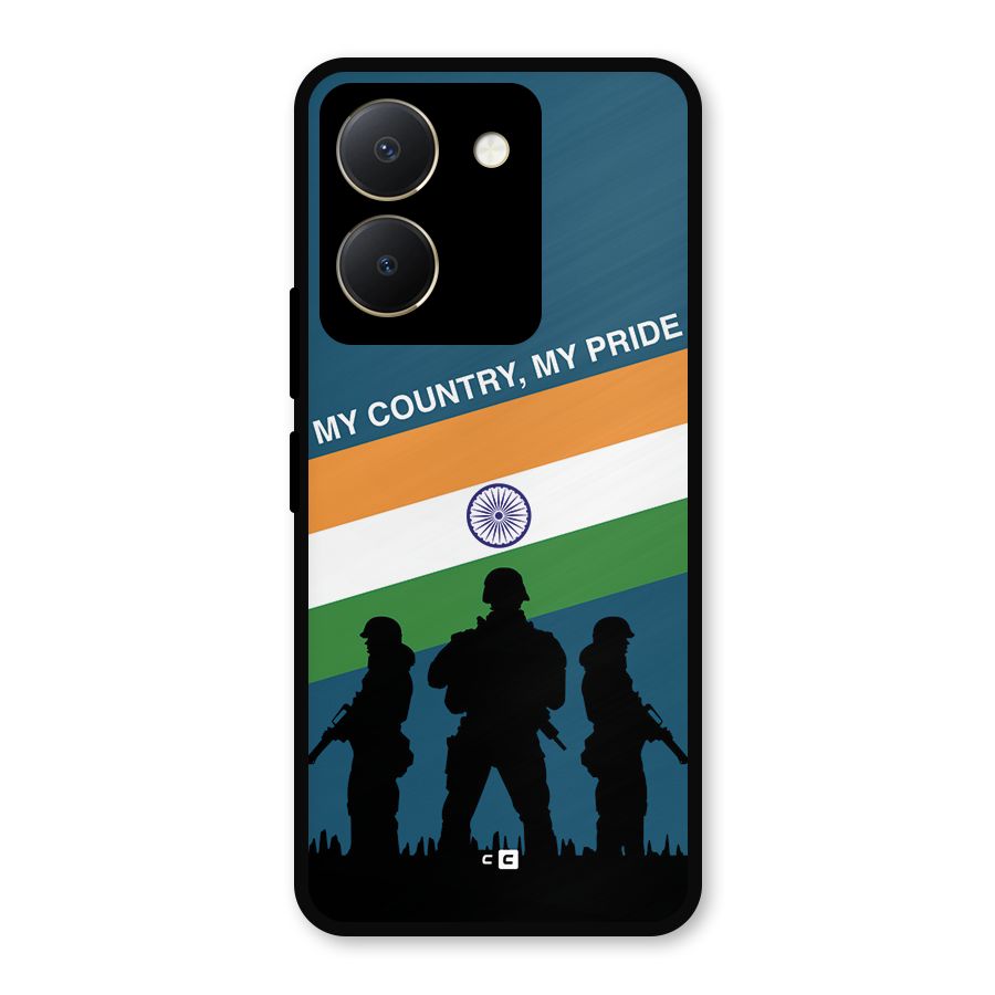 My Country My Pride Metal Back Case for Vivo Y36