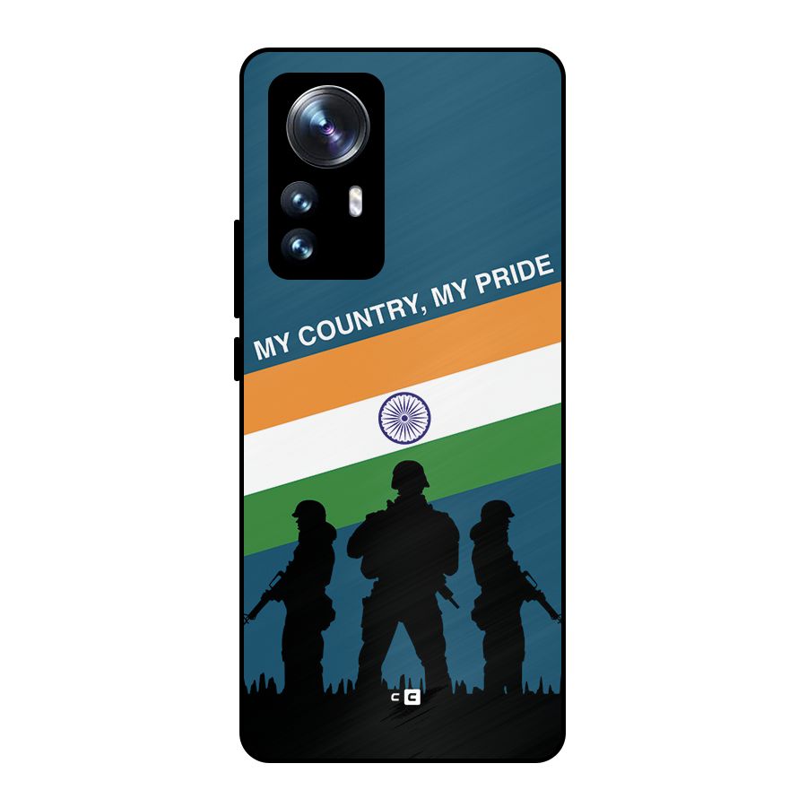 My Country My Pride Metal Back Case for Xiaomi 12 Pro