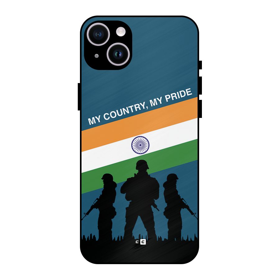 My Country My Pride Metal Back Case for iPhone 14 Plus