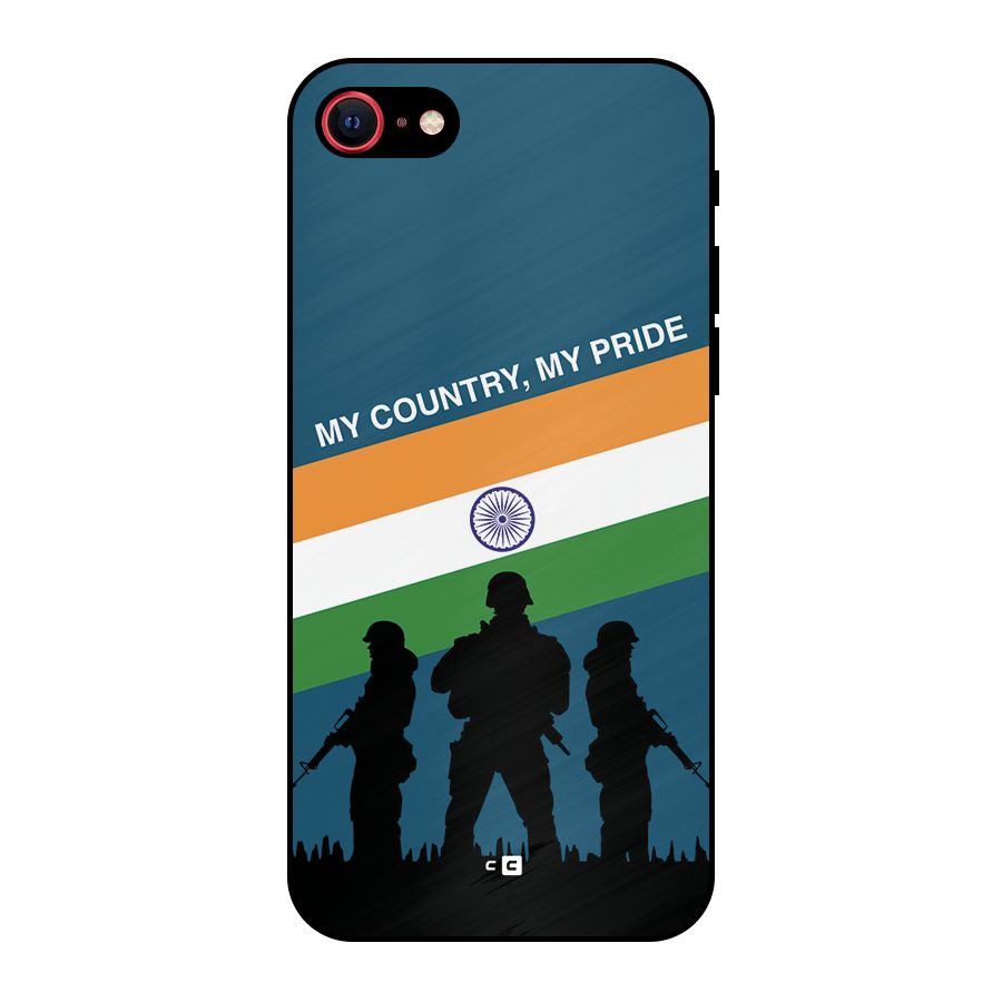 My Country My Pride Metal Back Case for iPhone SE 2020