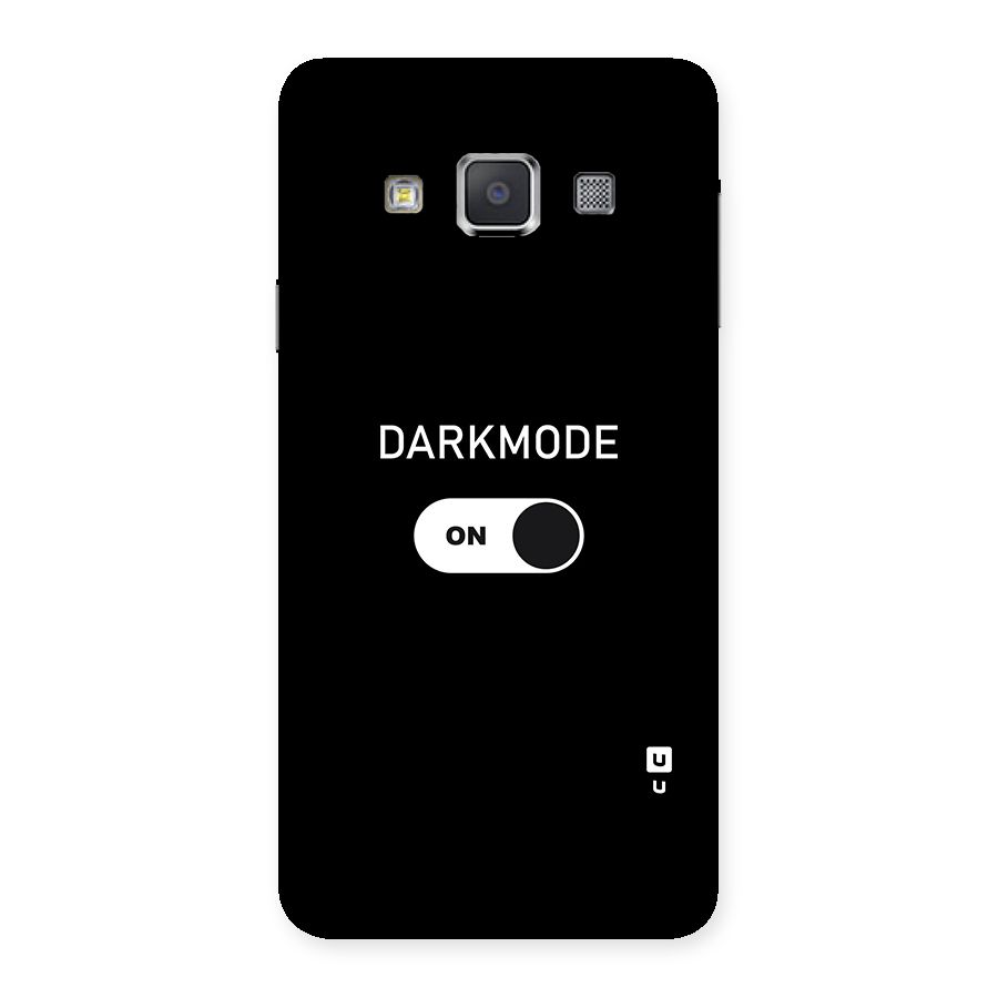 My Darkmode On Back Case for Galaxy A3