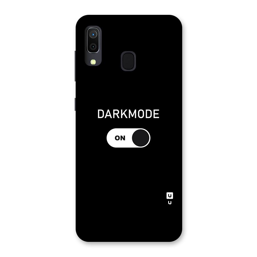 My Darkmode On Back Case for Galaxy A30