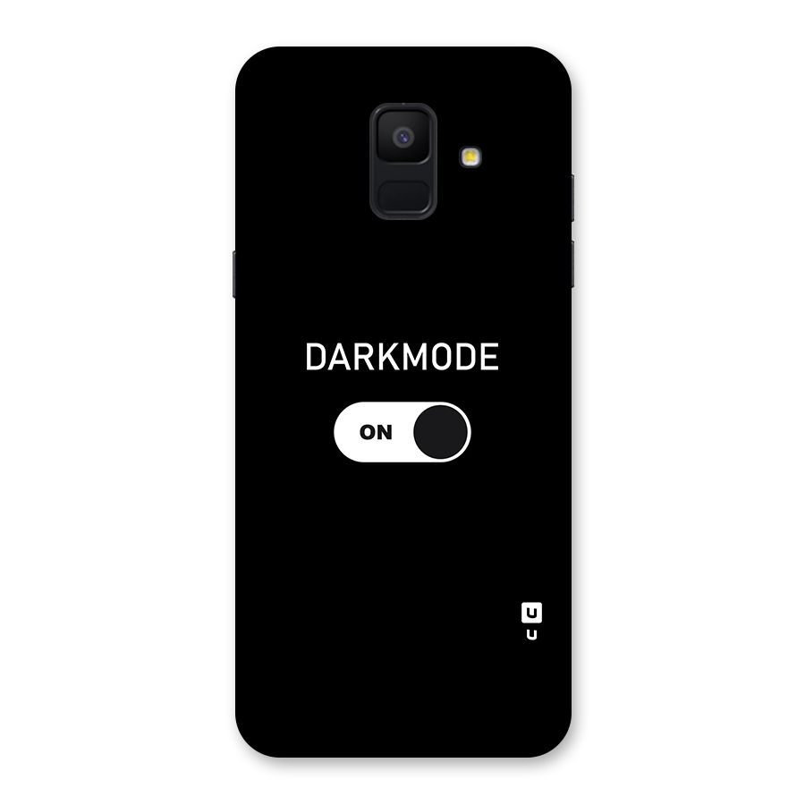 My Darkmode On Back Case for Galaxy A6 (2018)